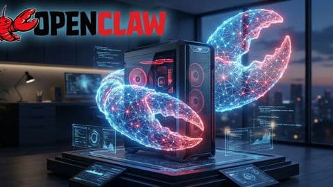 Ilustración de portada: OpenClaw, el asistente de IA personal self-hosted, con su langosta mascota